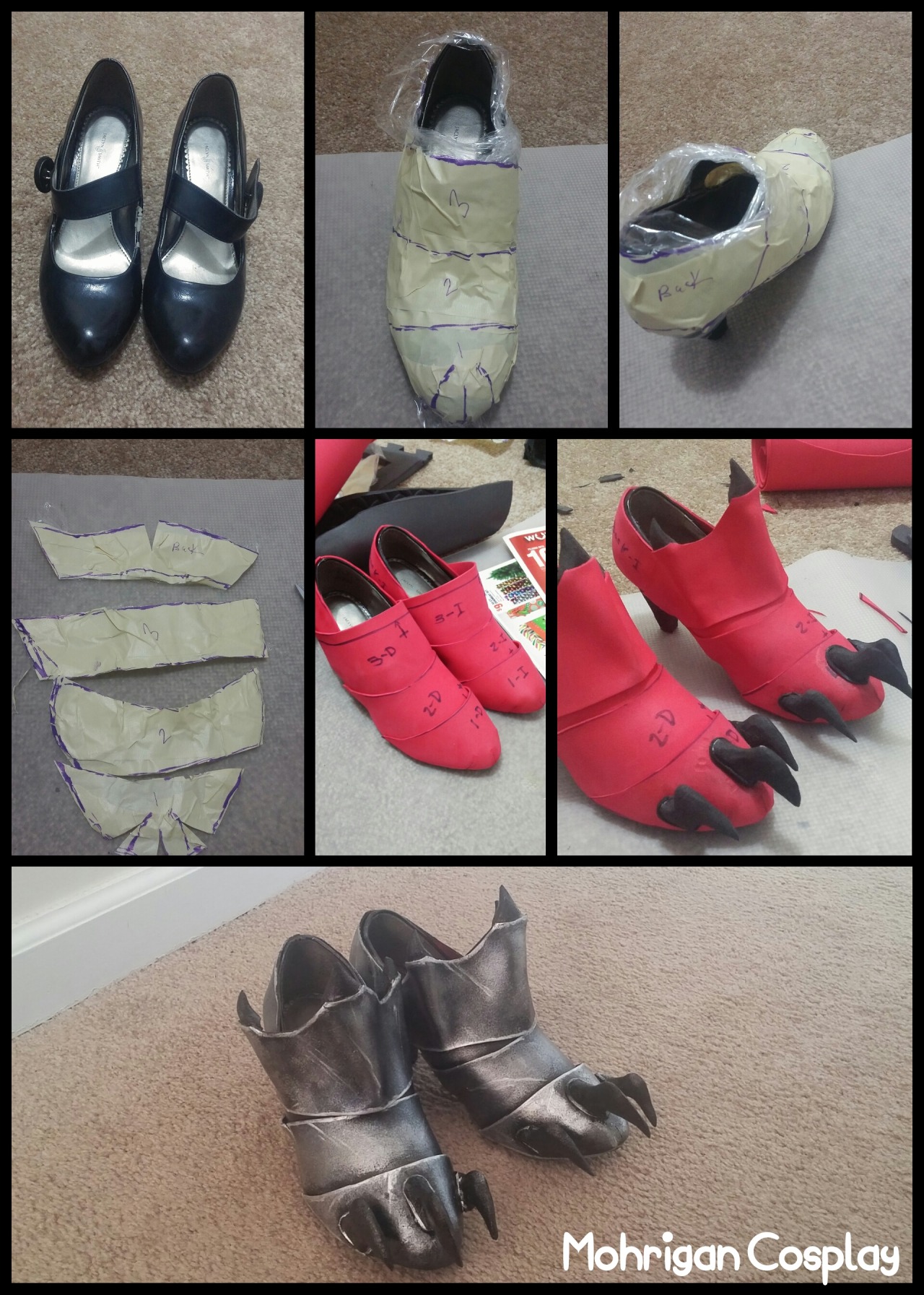 Mohrigan Cosplay Tutorials — Armored Shoes My page