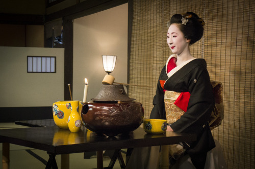 okiya:  Miyako Odori 2013: Tea ceremony Otemae: Geiko Mayuha, Gion Kobu (by coopersanborn) 