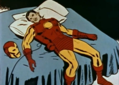 lucrezianoin:Iron Man recharging (1966 cartoon)