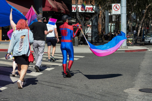 Something to feel hopeful about: The first-ever Bi Pride parade in West Hollywood last month. Yay vi