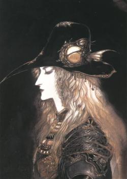 Slow-Deep-Hard:  Vampire Hunter D • Yoshitaka Amano • Traditional Arts.