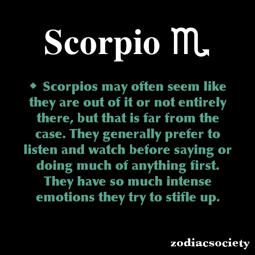 zodiacsociety:Scorpio Zodiac Facts