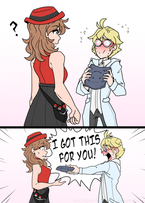 theneonflower: Clemont attempts to flirt (with help of course)