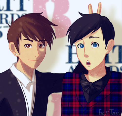 emolise:And the BRIT award for dorkiest Youtube Duo goes to…DAN AND PHIL!