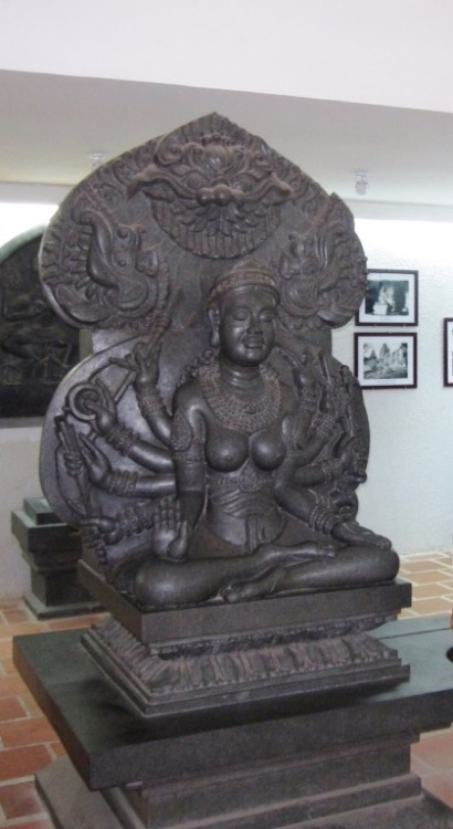 Copy of Bhagavati deity worshiped at Po Nagar temple, Vietna.