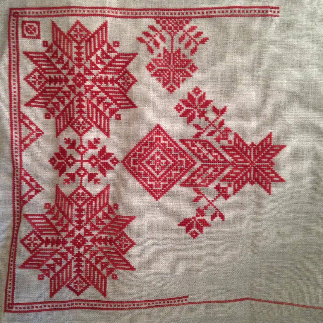 Modern Folk Embroidery — #wip “Stars from the North”. Making nice  progress!