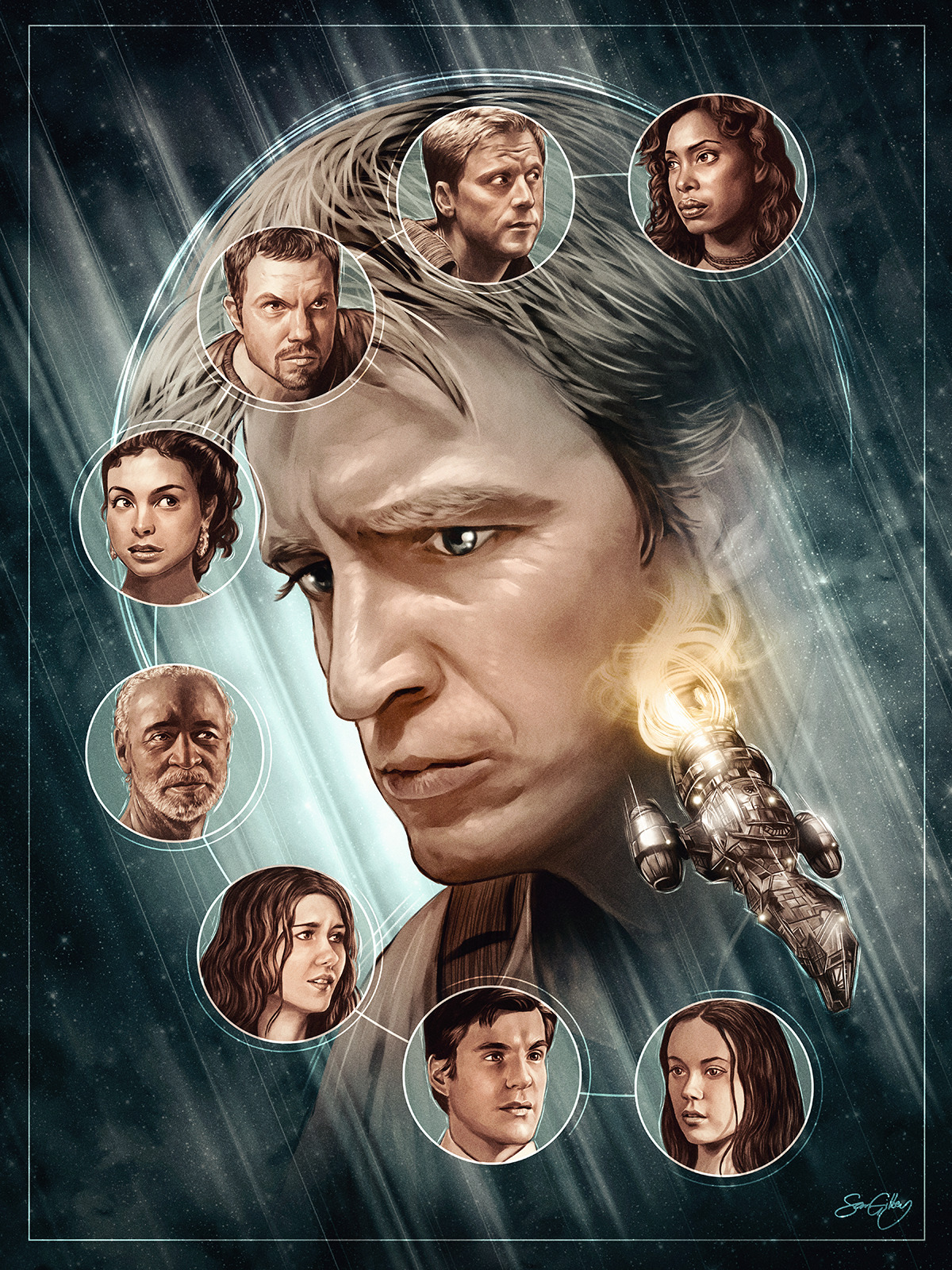 g1988:  Check out Sam Gilbey’s stunning Joss Whedon tribute piece! The show opens