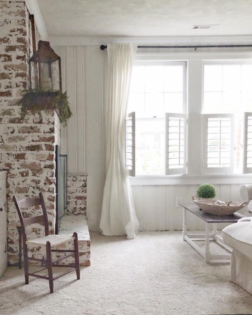 This exposed brick is incredible!www.instagram.com/kimberly_seasonsina1916home