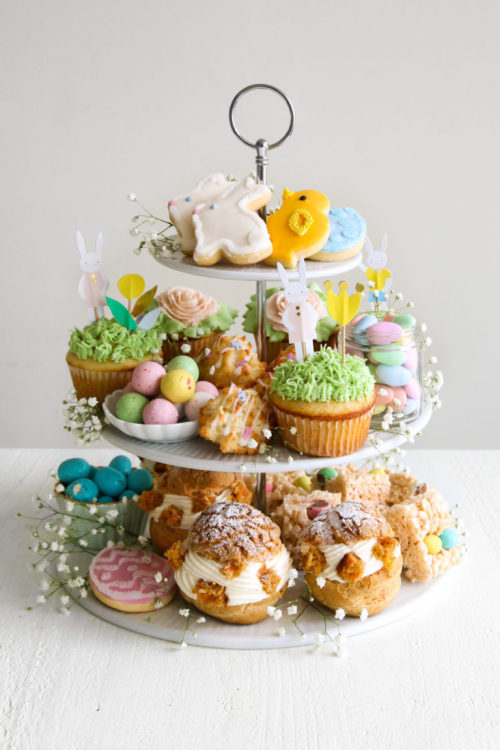 sweetoothgirl: Carrot Cake Cream Puffs &amp; How To Plan The Perfect Easter Afternoon Tea Party