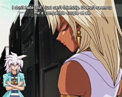 ygo-confessions:  I don’t hate, but I just can’t thiefship. Doesn’t seem to me a compatible couple at all. 