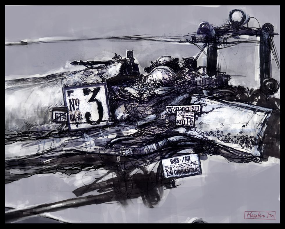 bellatorinmachina:  by Masahiro ItoAcid Buffer Zone