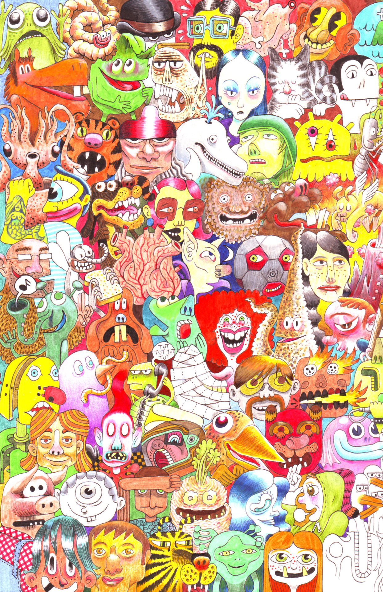 milleputois:  dessin inédit, 2011 