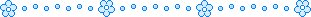 blue flower divider