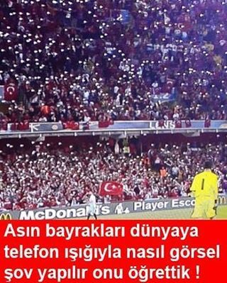 Asın bayrakları Dünyaya...