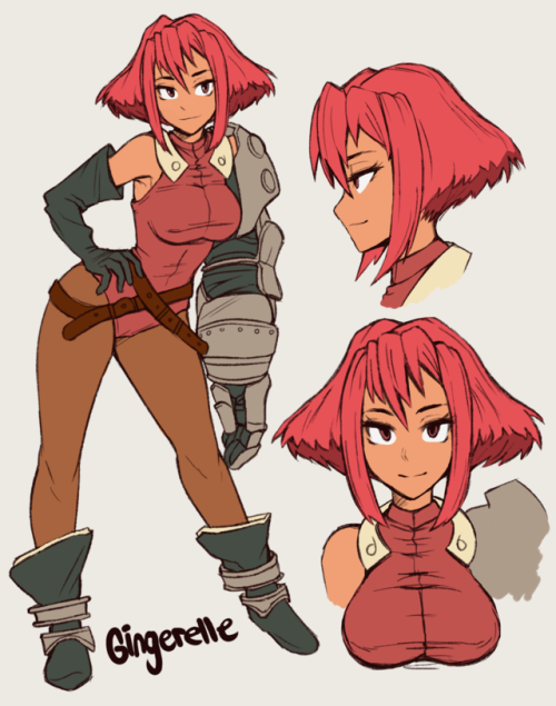 Porn Pics standby-art:Gingerelle character design from
