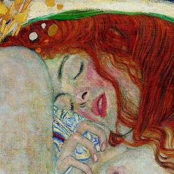 lonequixote:    Gustav Klimt    Danae  (detail)