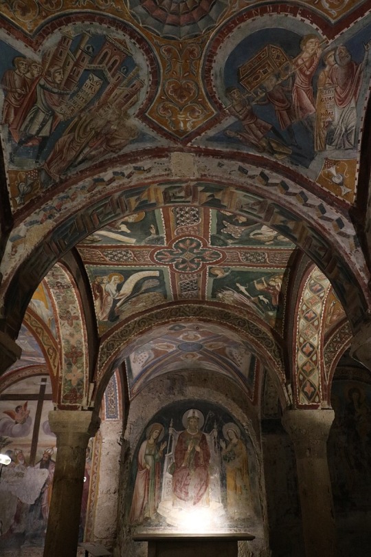 malemalefica:   ‪The beginning of the construction of the Cathedral of Anagni (Italy) in its current form dates back to San Pedro de Salerno,bishop of Anagni from 1062 to 1105. The most remarkable is its crypt, which they call the Sistine Chapel of