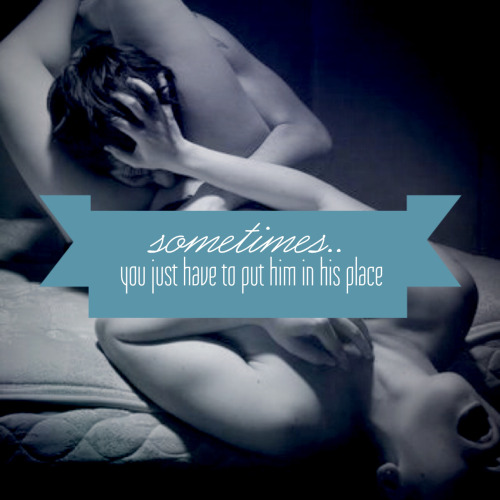slavetogirls:  Sometimes? 
