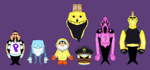 Frosty Freight, And Their Names If You Need Them.Pistachio Von Icee (Peppino)Cubicold (Pepperman)Noise
