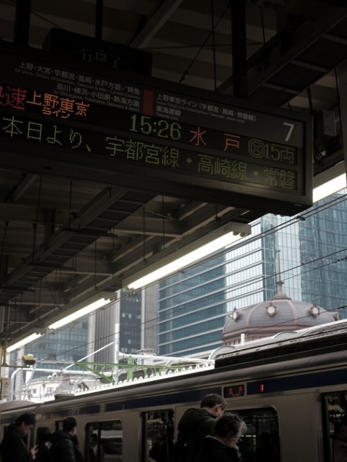 繋がる#4canon Powershot G1X東京駅 03/14/2015東北縦貫線、上野東京ライン開業