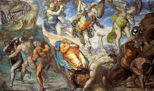 Matteo da Lecce (1547-1616), &lsquo;The Dispute between St. Michael and the Devil over the Body 