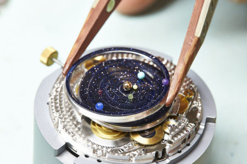 blazepress:  This Beautiful Planetarium Watch Puts the Solar System on Your Wrist