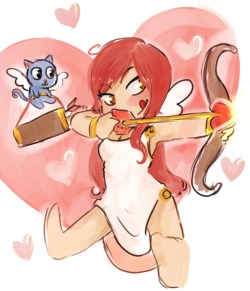 yuubasdoodle:   Love hurts like Erza 