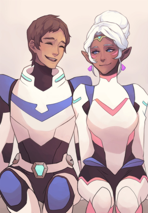 neli-draws:Fellow blue paladins and besties ♥ Whether people ship them or not, I think the mutual re