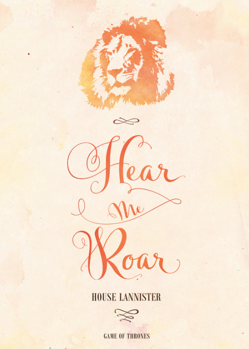pixalry:  Game of Thrones House Posters - Created by EarthlightenedAvailable for sale on Society6.