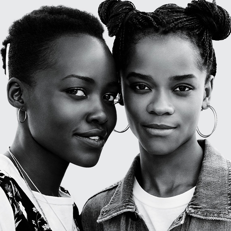 fallenvictory: Letitia Wright and Lupita Nyong’o photographed by Amy Troost for