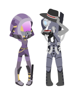 az-files:  Tali and Legion dancing the macarena,