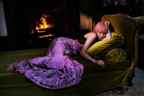 fromobscuretodemure:  Fernanda Ly by Daniel Jackson for Vogue China March 2016. Fashion editor: Tiina Laakkonen Hair stylist: Esther Langham Makeup artist: Dotti
