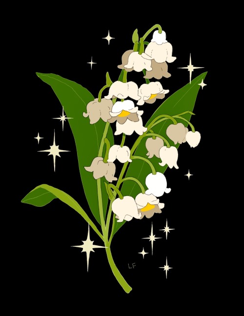 Glittery Lily Of The Valley
