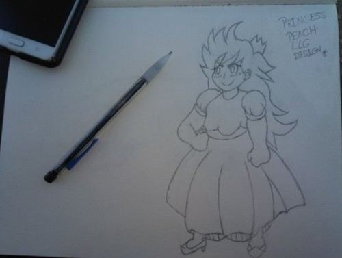 Well, Here Is Two More Of The Princess Peach From The Mario Lost Levels Guide. I Love The Energy She