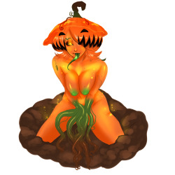 Drawlloween Day 6: Pumpkin 