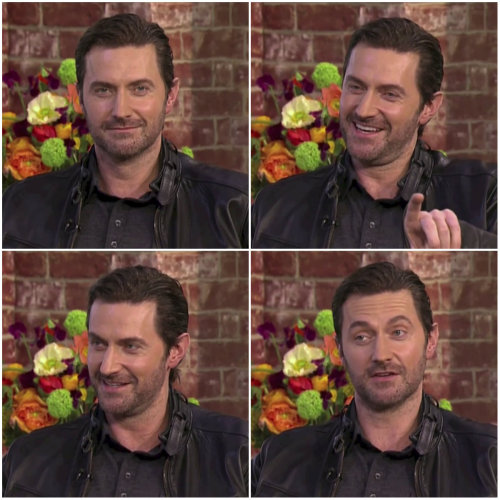 mezzmerizedbyrichard:Having lots of fun screencapping our lovely man.Video source: ITV’s This Mornin