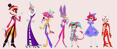 The Amazing Digital Circus, Hazbin/Helluva Boss Style.