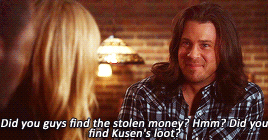 fuzzydefiance:Gifset Challenge: [1/10] OT3s → Parker/Hardison/Eliot (Leverage) Promise me you’ll kee