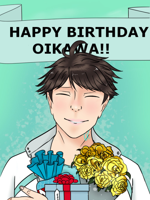 Happy Birthday to Shittykawa!! even if Haikyuu!! is ending today, I wont forget or leave this fandom