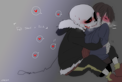 Can You Draw UnderFell Sans Bite Frisk? :'v Im Such A Sinners 