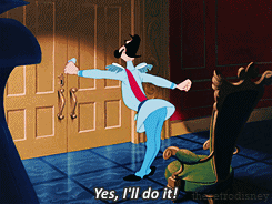 theretrodisney:Retro Disney characters - The King and the Archduke (Cinderella, 1950)