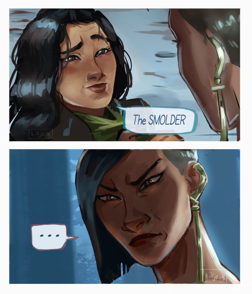 killjo-qartz:Spine showdown AU where Sisu is a bit late and Raya tries a little bit harder to buy so