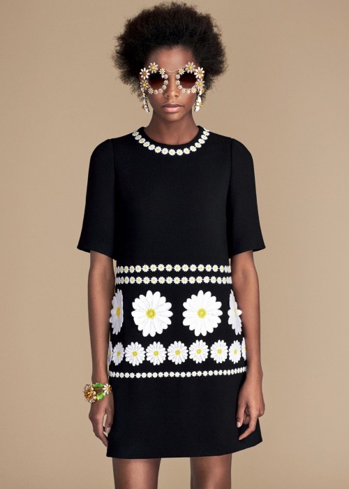 hellyeahblackmodels: Dolce &amp; Gabbana “Daisy” S/S 2016 Lookbook