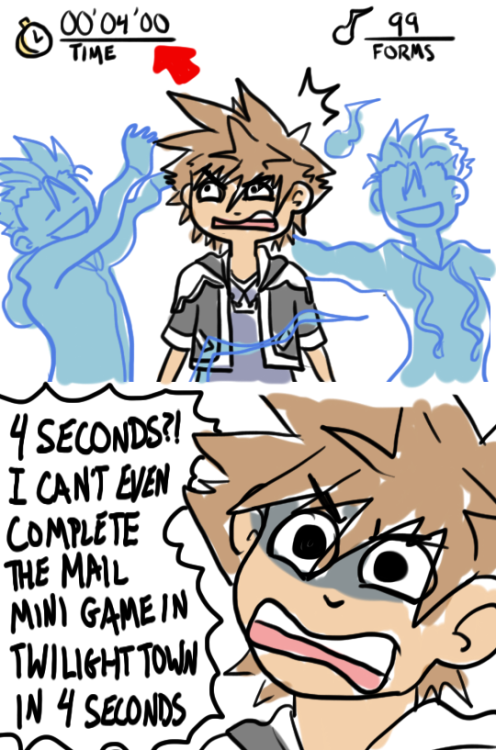 destiny-islanders:  Everyone in the game calls Demyx a wimp, but I know his boss fight has claimed HOURS of our playthroughs, usually resulting in the game over screen where the worlds are decidedly doomed because Sora’s too embarrassed that he couldn’t