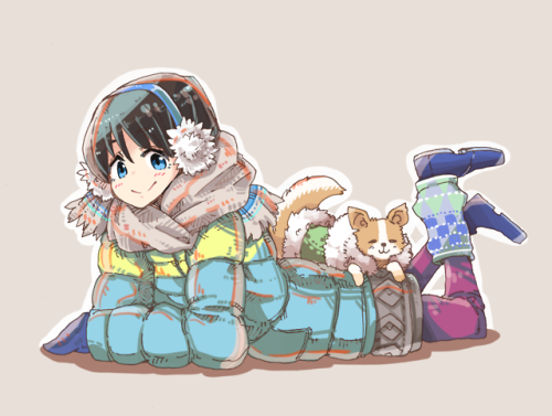 AHHH THEY LOOK SO WARM I LOVE THESE. Why has no other anime made winter clothing so amazing?war