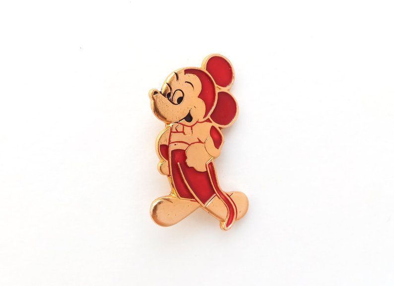 Soviet Mickey Mouse pin