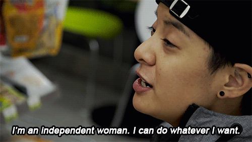 oncw:  she is an independent woman