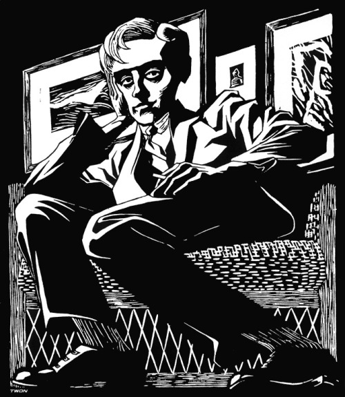 Self Portrait in a Chair, 1920, M.C. Escher