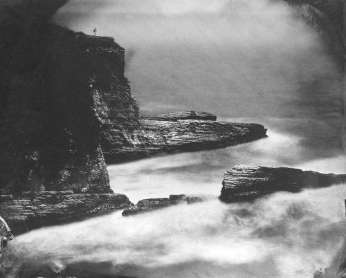 Panther Beach series: Meditations on the Pacific Coast Highway 6.2020half plate tintype
