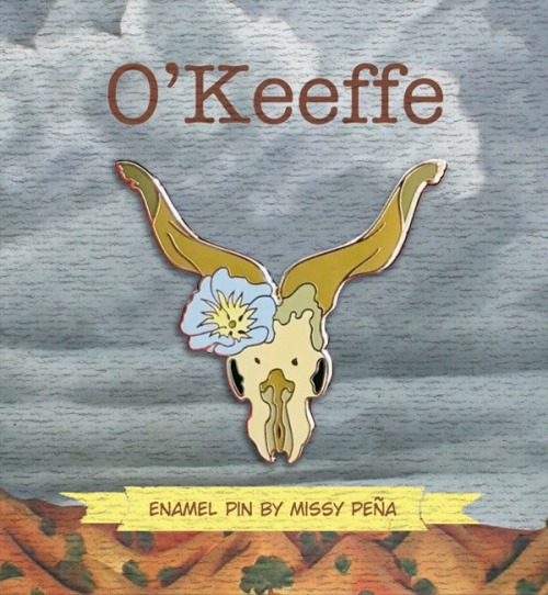 O’Keeffe enamel pin
